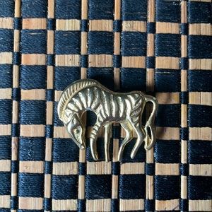 Zebra brooche